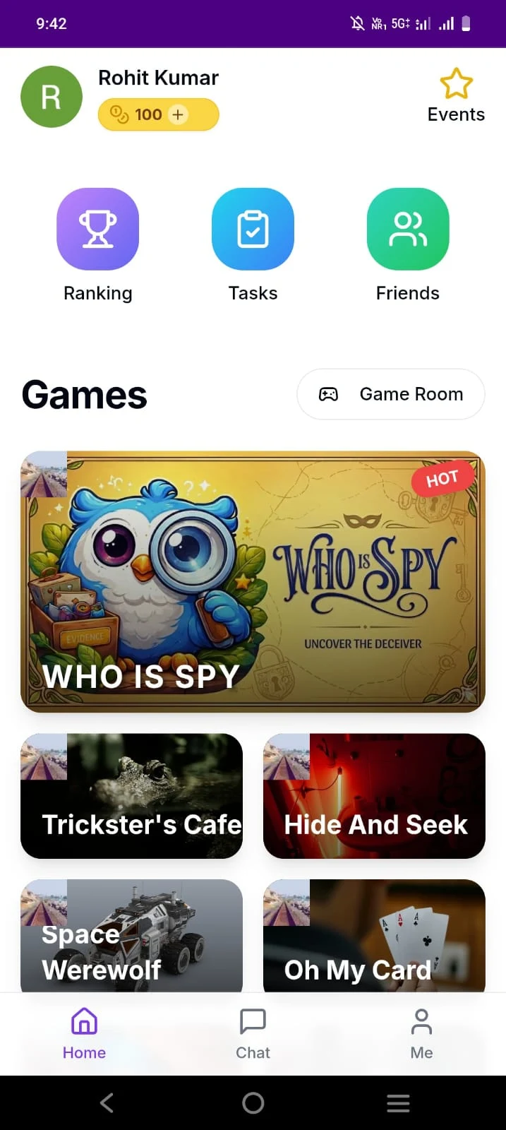 Who is SPY : game voice chat screenshot