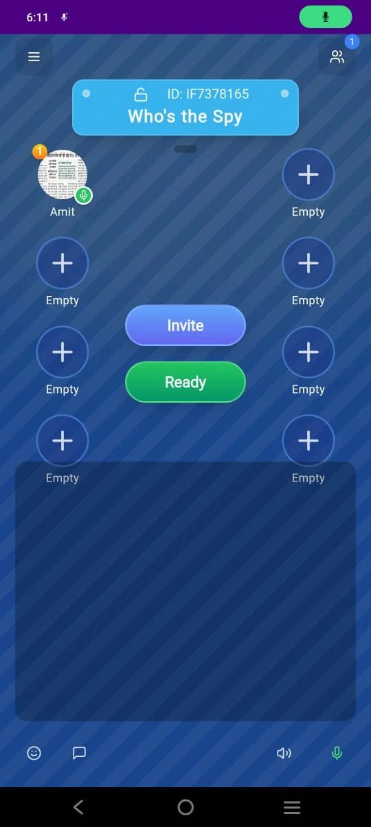 Who is SPY : game voice chat screenshot