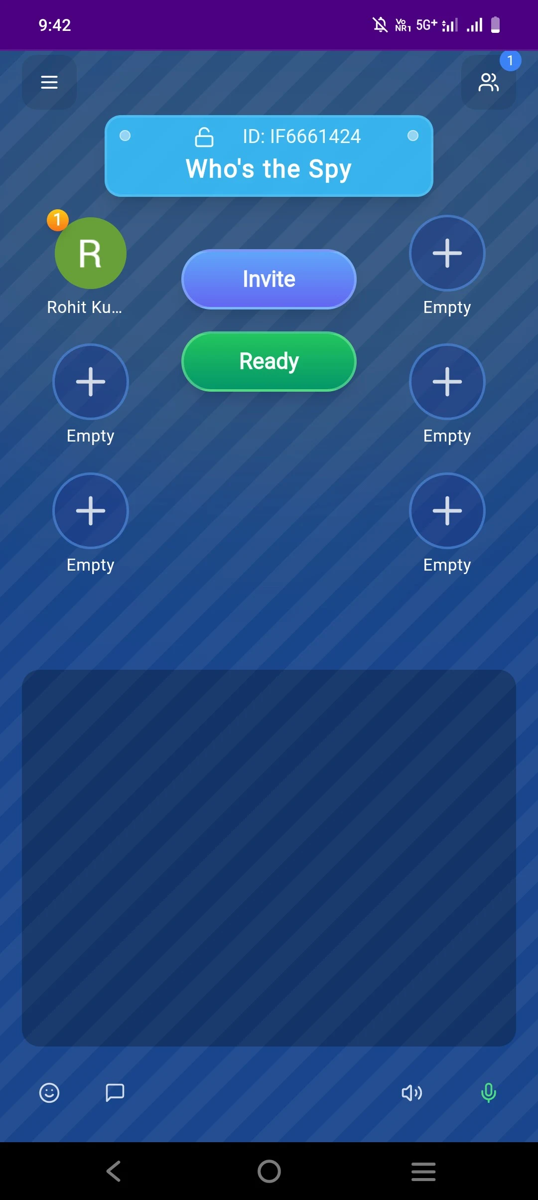 Who is SPY : game voice chat screenshot